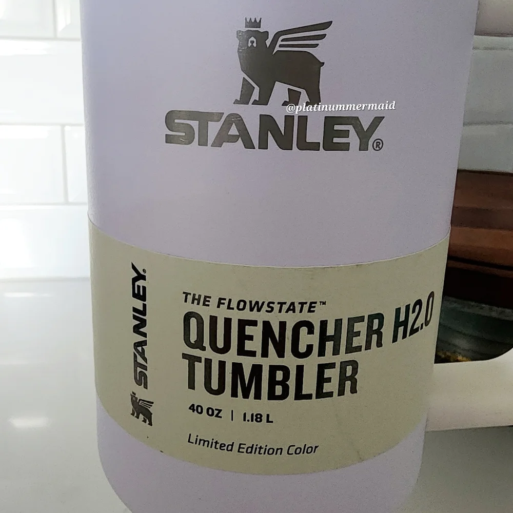 Stanley - WISTERIA (purple) - 40 oz. H2.0 Flowstate Quencher Tumbler - NWT! - Picture 5 of 7
